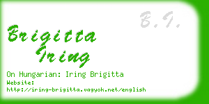 brigitta iring business card